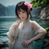 色色虎品牌运营总监王思琪的职业形象照，表情生动充满活力，身着珊瑚粉系服装，站在布满品牌案例展板的会议室前